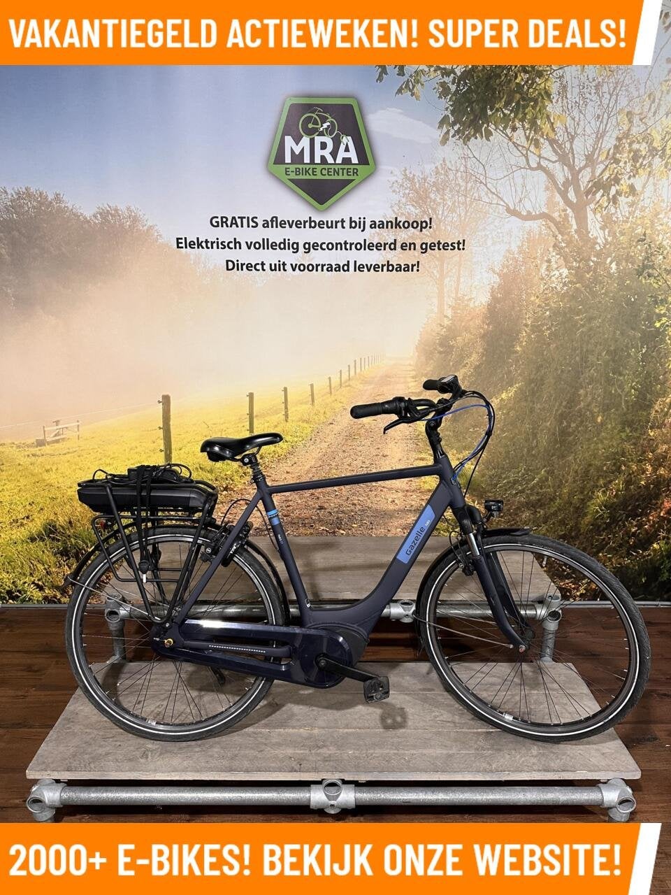Gazelle Paris C7 elektrische fiets met BOSCH middenmotor!, Gazelle