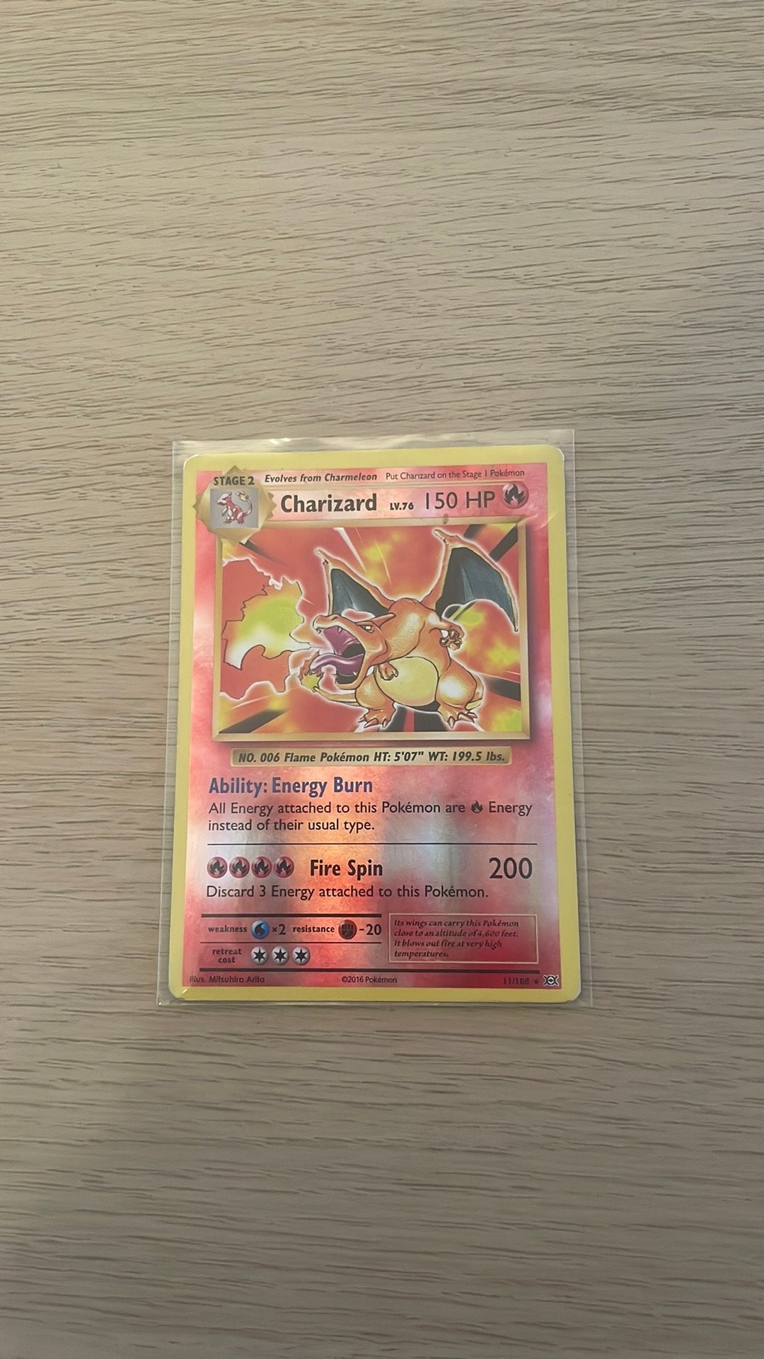 Charizard #11 Evolutions reverse holo, Ophalen of Verzenden, Zo goed als nieuw