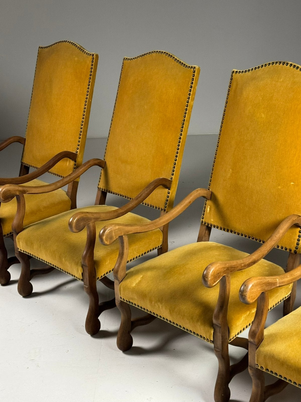 Set van 4 Os de Mouton stoelen klassiek, Ophalen of Verzenden
