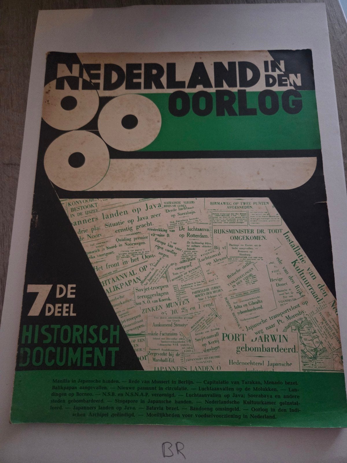 Nederland in den Oorlog - 7e Deel Historisch Document, Boeken, Ophalen of Verzenden, 20e eeuw of later, Gelezen, Onbekend