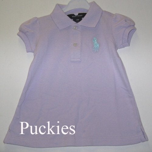 Maat 80 Lila Ralph Lauren polojurk NIEUW (9274), Kinderen en Baby's, Babykleding | Maat 80, Meisje, Jurkje of Rokje, Nieuw, Ophalen of Verzenden