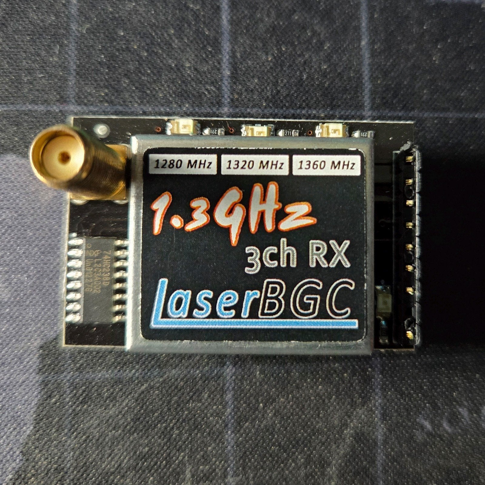 LaserBGC 1.3GHz 3ch RX Ontvanger voor oa Fatshark, Ophalen of Verzenden, Zo goed als nieuw