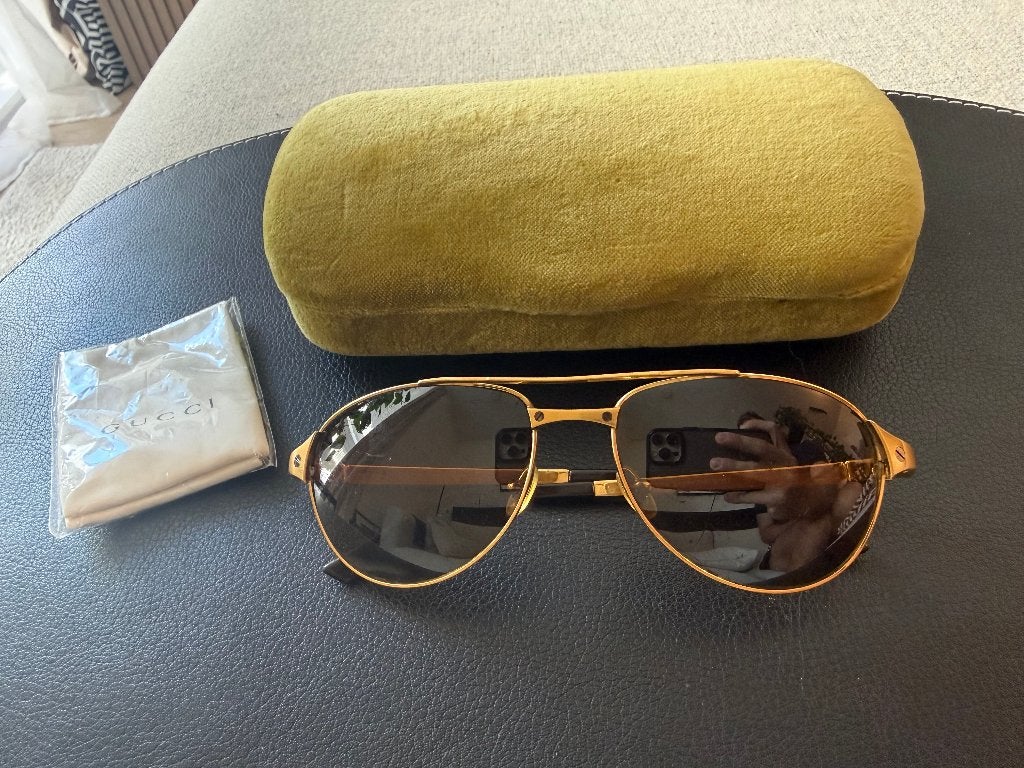 CARTIER Santos Dumont Edition Aviator glass frames, Overige merken, Gebruikt, Ophalen of Verzenden, Overige kleuren