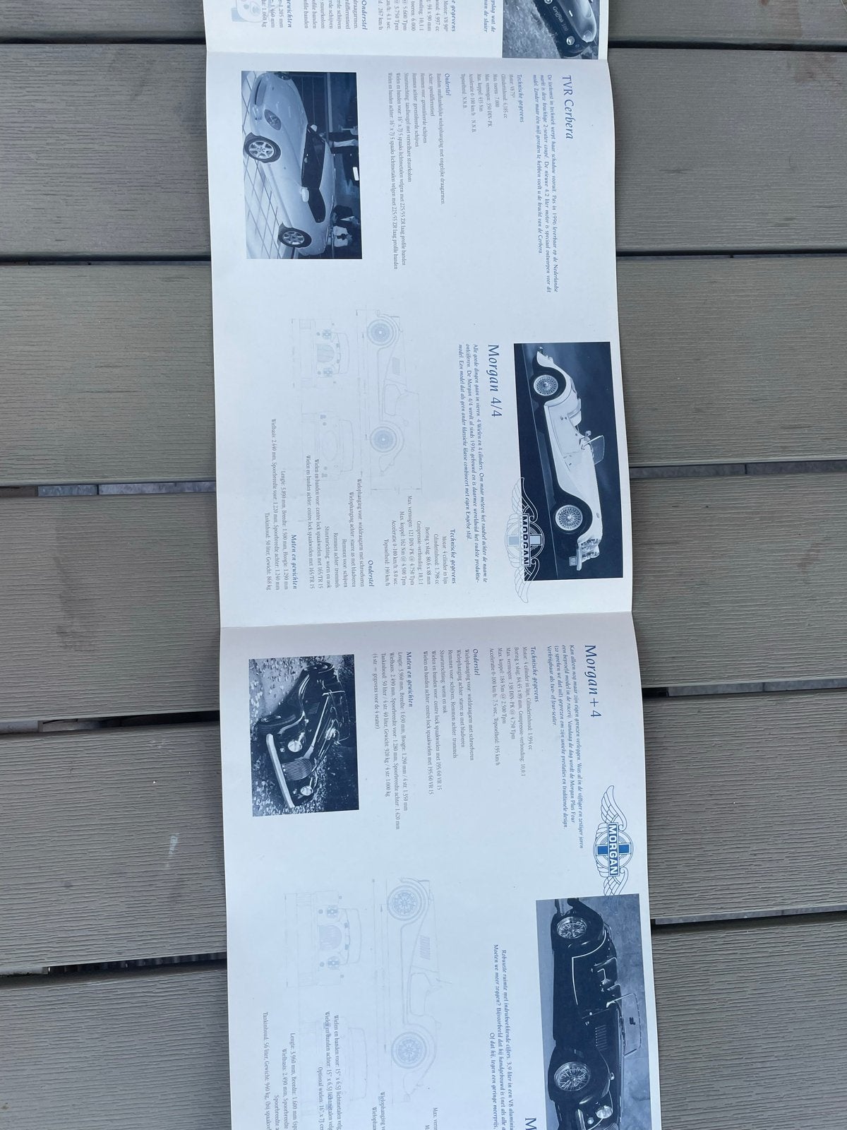 Morgan en TVR brochure - Nimag, Ophalen of Verzenden, Zo goed als nieuw, Overige merken