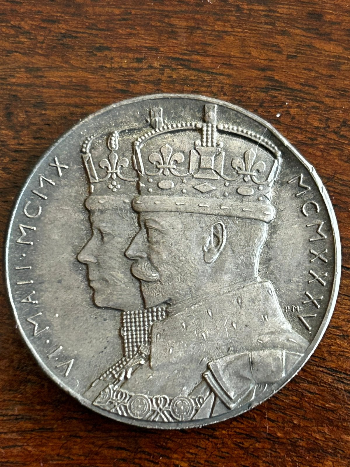 Zilveren Jubileummedaille 1935 - George V & Queen Mary, Ophalen of Verzenden, Overige landen, Losse munt, Zilver