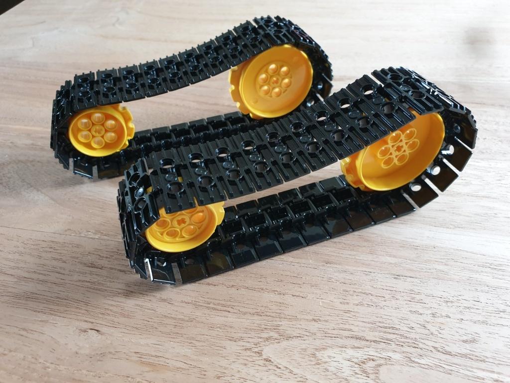 Partij N316=2x Nieuwe Lego technic rupsbanden, Lego, Lego, Lego, Nieuw