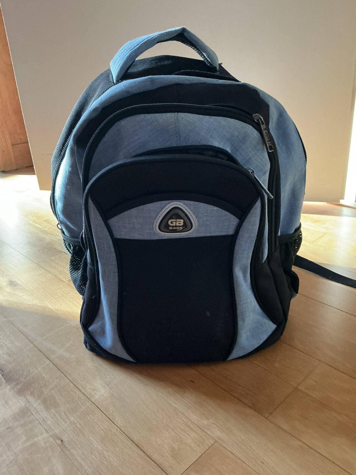 Rugzak blauw/grijs, zwart GB-bags inhoud 28 liter, Gebruikt, 25 tot 40 cm, Ophalen of Verzenden, Overige merken