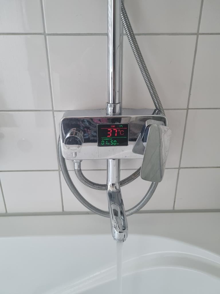 Luxe Douche/badsysteem  Thermostaatkraan en Digitaal Display, Ophalen, Overige kleuren