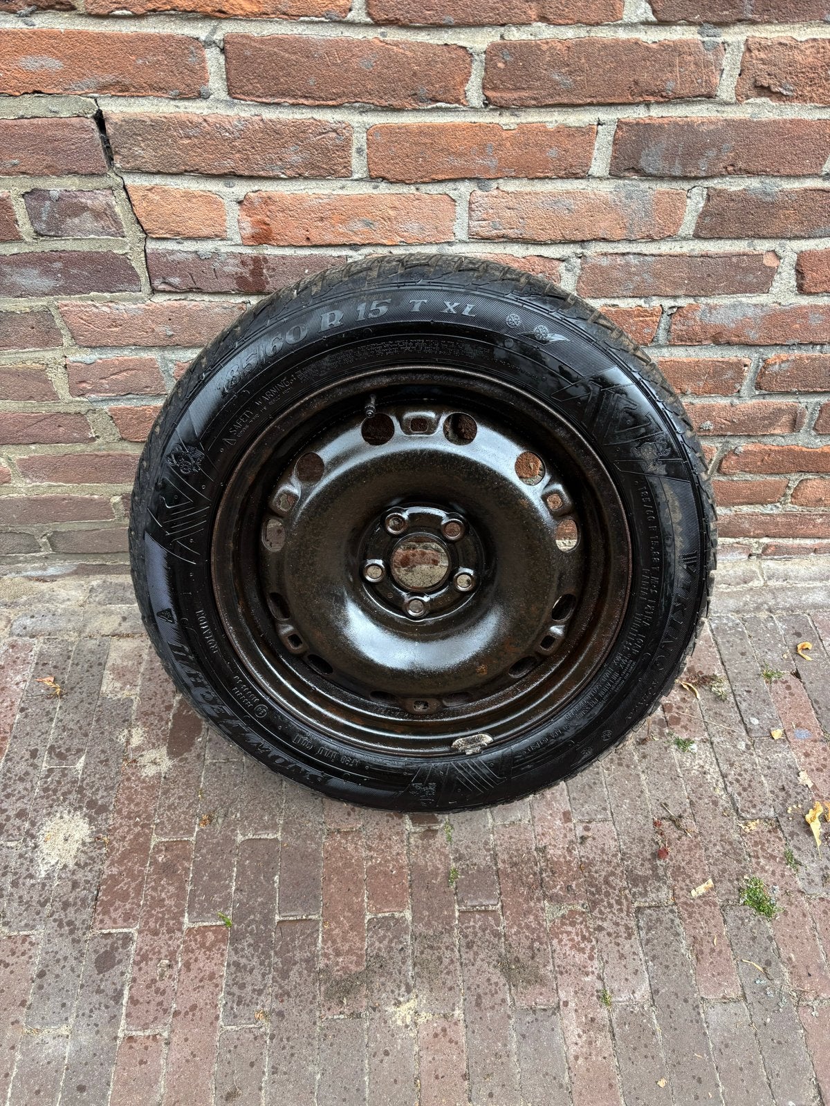 4x Winterbanden met velg, Auto-onderdelen, Ophalen, 15 inch, Banden en Velgen, 185 mm