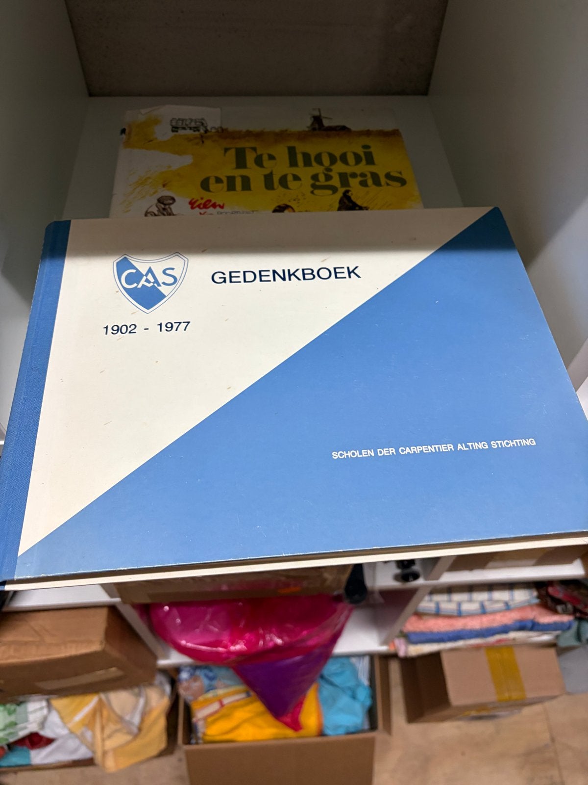 CAS Gedenkboek 1902-1977 - Scholen der Carpentier Alting Sti, Ophalen, Zo goed als nieuw