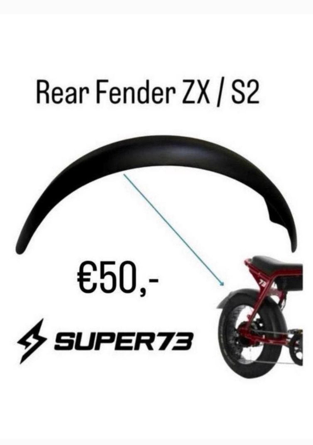 SUPER73 ZX & S2 Fenders / Mudguards /Spatborden, Ophalen of Verzenden