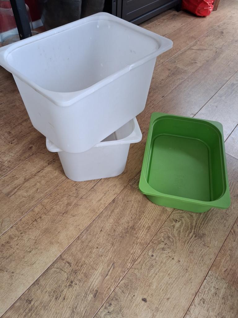 Ikea opbergbakken 3stuks, Ophalen of Verzenden, Gebruikt