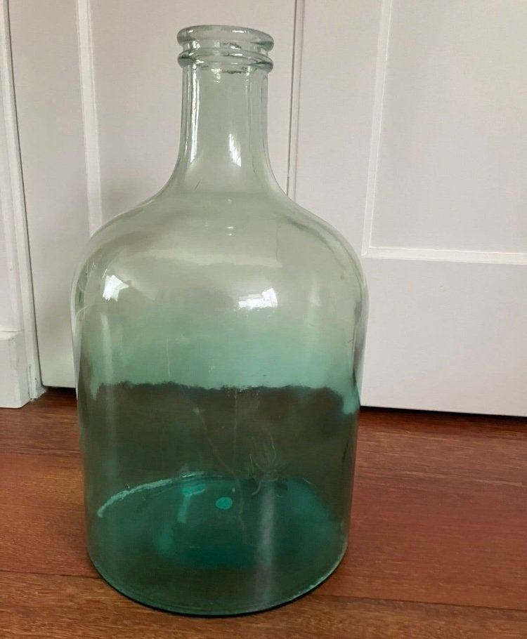 Grote glazen vaas, Huis en Inrichting, Ophalen, Zo goed als nieuw, Glas, 42 cm