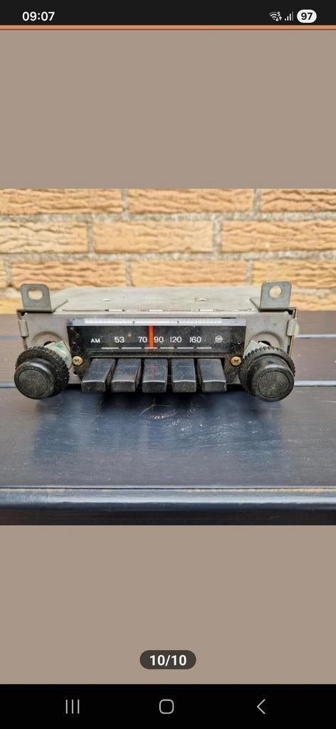 Vintage autoradio's en equalizers, Auto diversen, Ophalen of Verzenden, Gebruikt