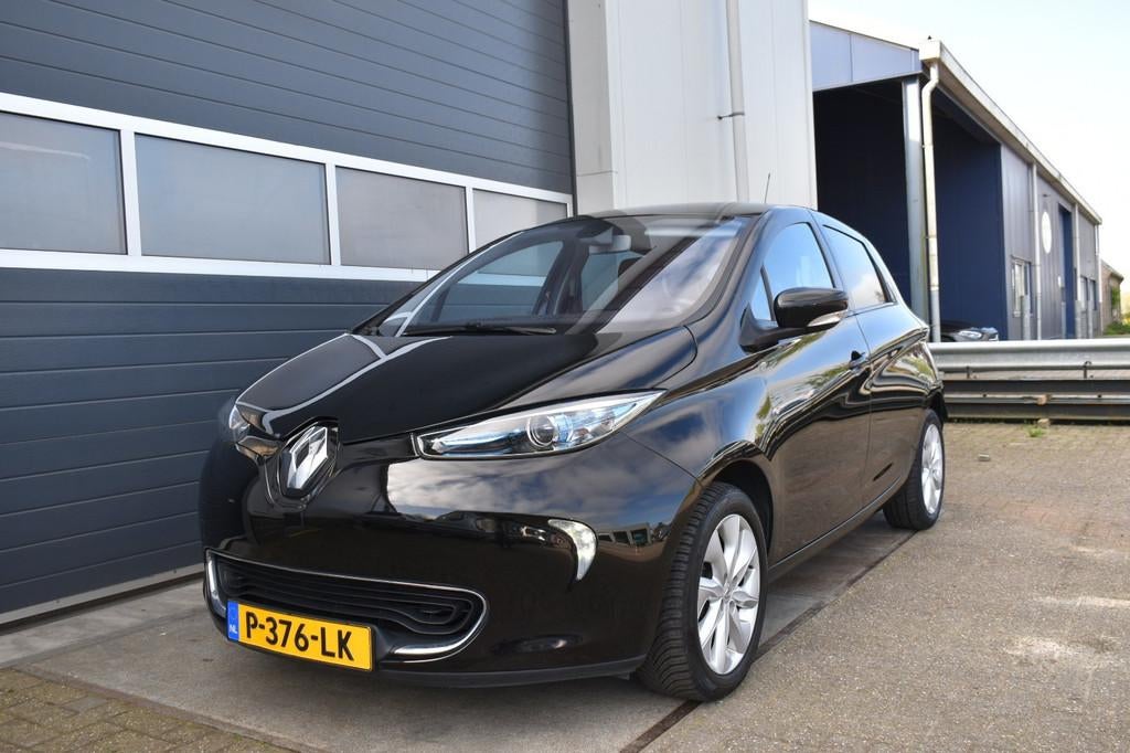 Renault ZOE Q210 Zen Quickcharge 22 kWh (huur Accu), 240 km, 41 kWh, Zwart, ZOE