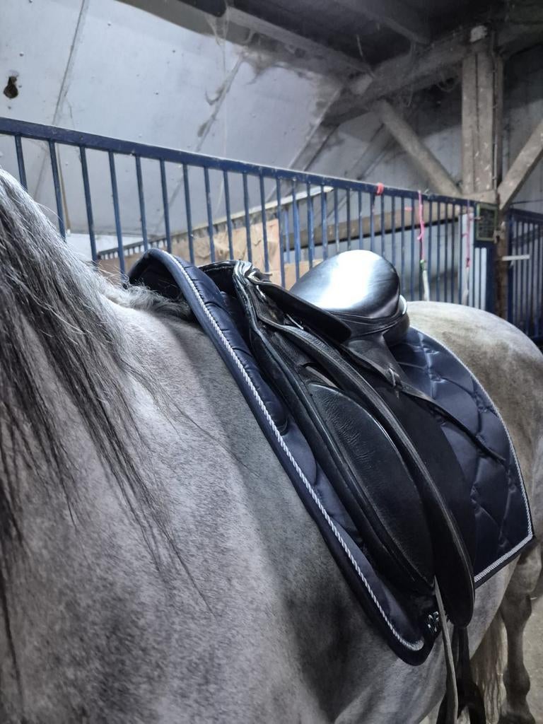 Paardrijzadel 17,5 inch in goed staat., Dieren en Toebehoren, Paarden en Pony's | Zadels, Ophalen, Recreatie