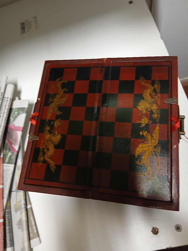 Schaakbord, Een of twee spelers, Ophalen, Zo goed als nieuw