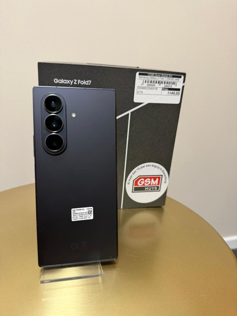 Samsung Galaxy Z Fold 7 256GB in nieuwstaat, Ophalen, Samsung, Winkel@gsmhuys.nl, Zwart