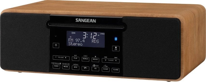SANGEAN DDR-53 FM DAB+ Radio met CD (+opname) & Bluetooth, Ophalen of Verzenden, Nieuw, Radio, Met cd-speler