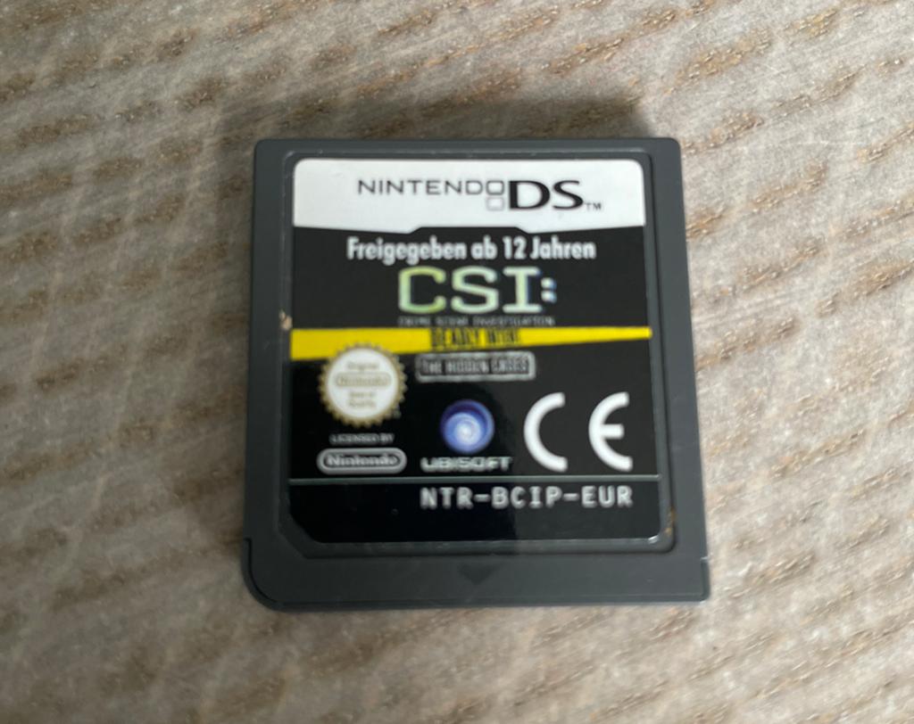 CSI: Deadly Intent Nintendo DS Game losse game, Puzzel en Educatief, Gebruikt, 1 speler, Ophalen of Verzenden