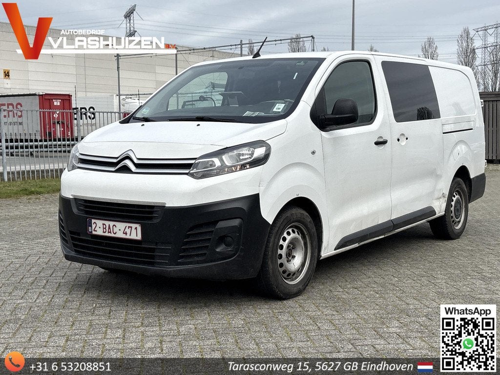 Citroen Jumpy 1.5 BlueHDi 100 XS S&S | € 6.850,- NETTO! |, Auto's, Bestelauto's, Voorwielaandrijving, Stof, Gebruikt, 4 cilinders