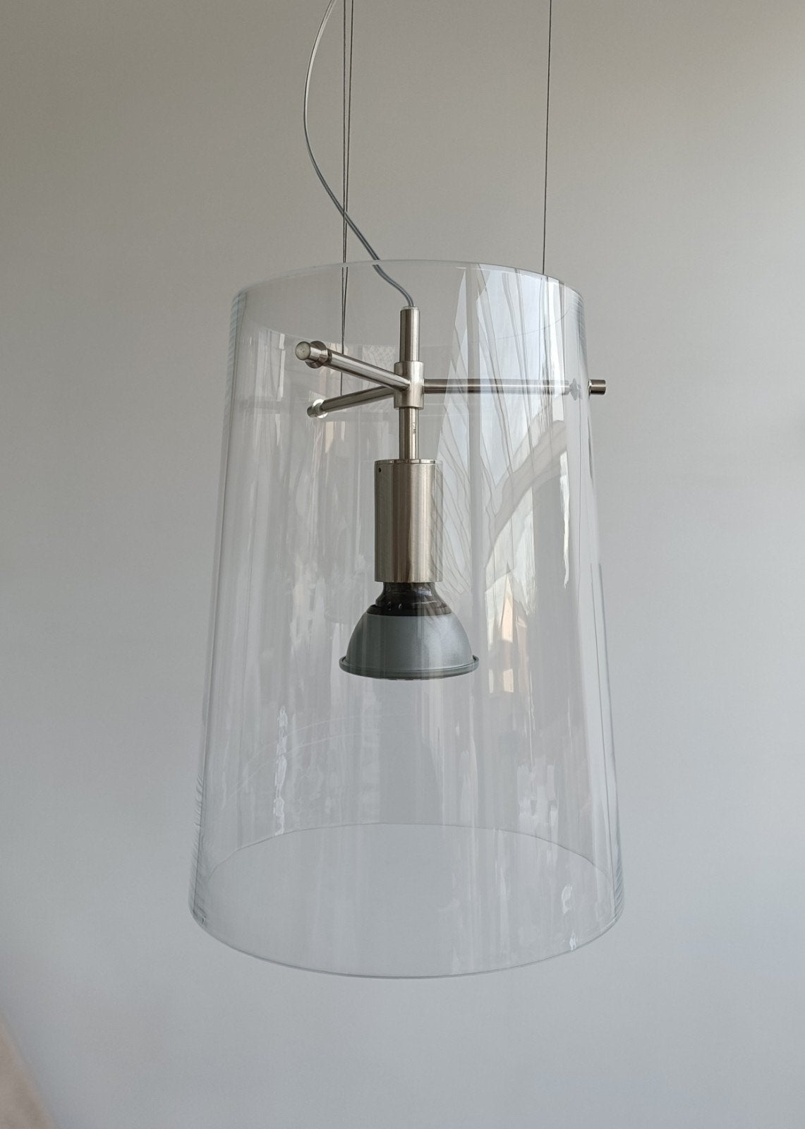 Prandina Sera S1 hanglamp – helder glas – Italiaans design, Huis en Inrichting, Lampen | Hanglampen, Ophalen, E27 (groot), Zo goed als nieuw