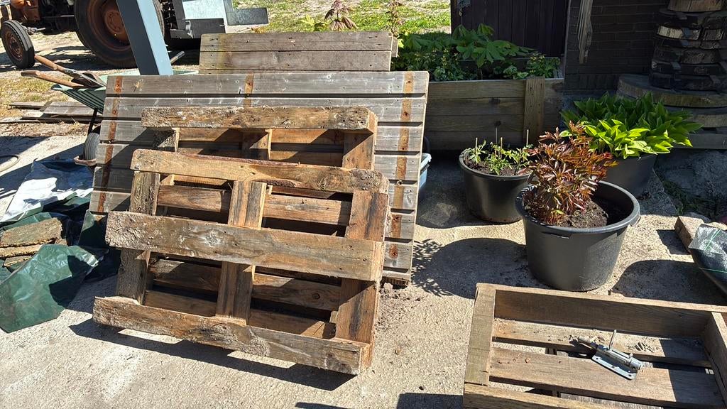 Openhaard hout, pallets massief deur, Minder dan 3 m³, Ophalen
