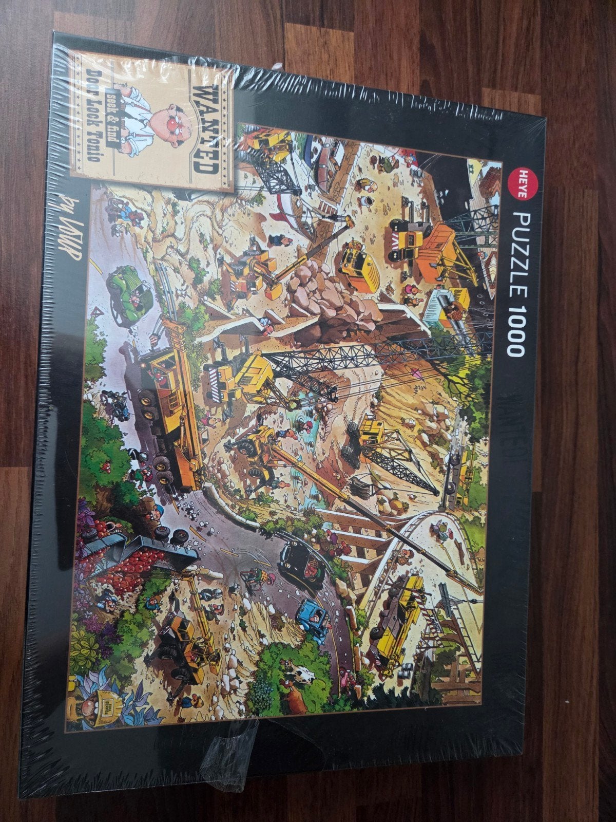 Nieuwe Heye Legpuzzel 1000 stukjes - Wanted Seek-and-Find, Hobby en Vrije tijd, Ophalen of Verzenden, 500 t/m 1500 stukjes, Nieuw