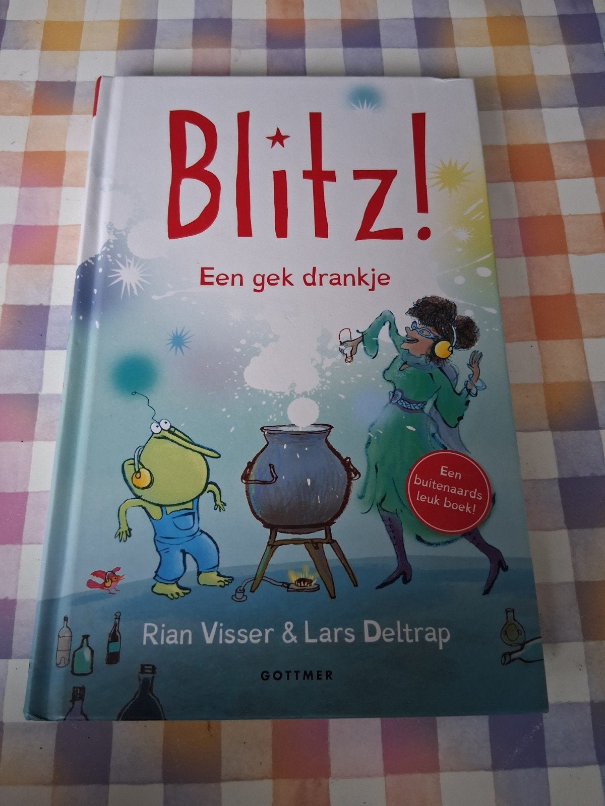 boek rian visser & lars deltrap - blitz! een gek dankje, Ophalen of Verzenden, Zo goed als nieuw, Fictie algemeen