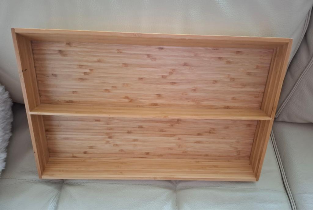 Nieuw Bamboe Ikea Variera bestekbak Lade organizer, Ophalen of Verzenden, Nieuw, Rechthoekig, Hout