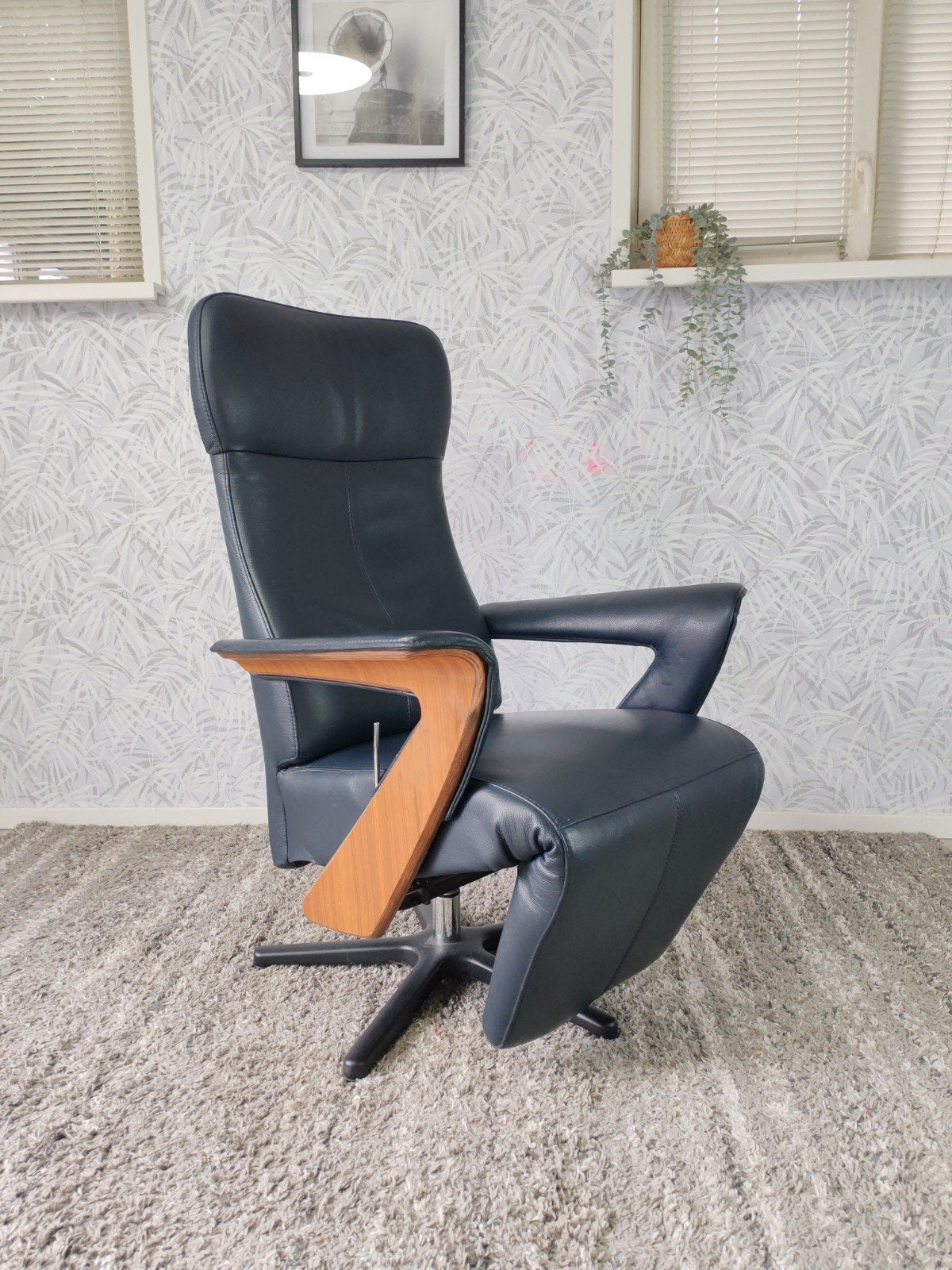 Prominent leren design relax fauteuil large, Prominent, Nvr, Minder dan 75 cm, Leer