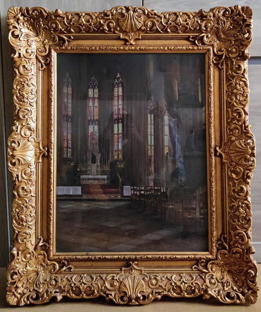 Grote schilderij, Ophalen