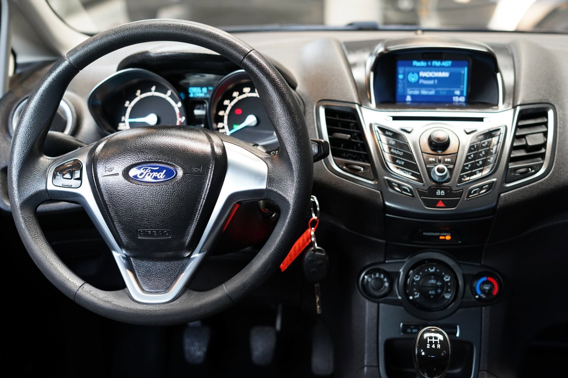 Ford Fiesta 1.0 Style | NAVI | AIRCO | ELEK.RAMEN | NAP |APK, Auto's, Euro 5, Stof, 525 kg, Origineel Nederlands