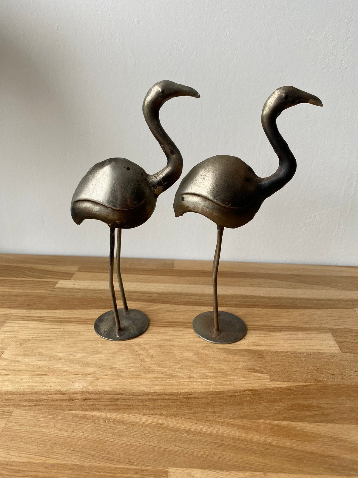 2 metalen vogeltjes, Antiek en Kunst, Ophalen