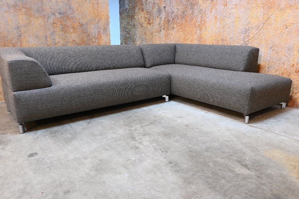 NIEUW beklede Leolux Faya Lobi design hoekbank De Ploeg stof, 250 tot 300 cm, Leolux, Leolux, Hoekbank
