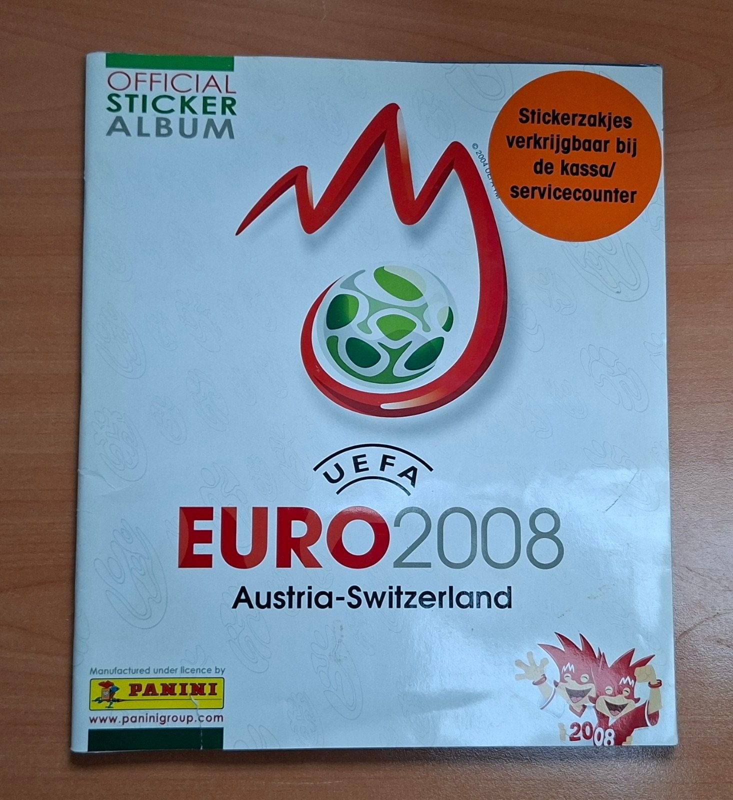 Panini EK 2008 album compleet - Oostenrijk/Zwitserland, Ophalen of Verzenden, Zo goed als nieuw, Buitenlandse clubs, Poster, Plaatje of Sticker