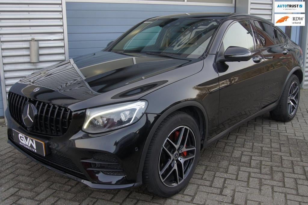 Mercedes-Benz GLC-klasse Coupé AMG Line |Burmester| 360 C, Auto's, Gebruikt, Euro 6, 4 cilinders, Zwart