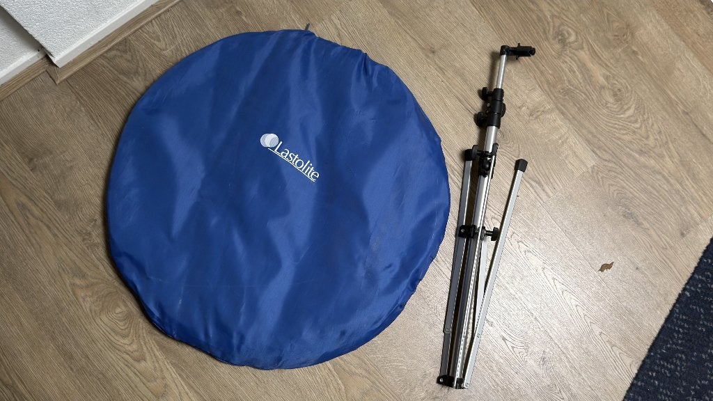 Lastolite Chromakey (blauw/groen) achtergrond doek, Ophalen, Zo goed als nieuw