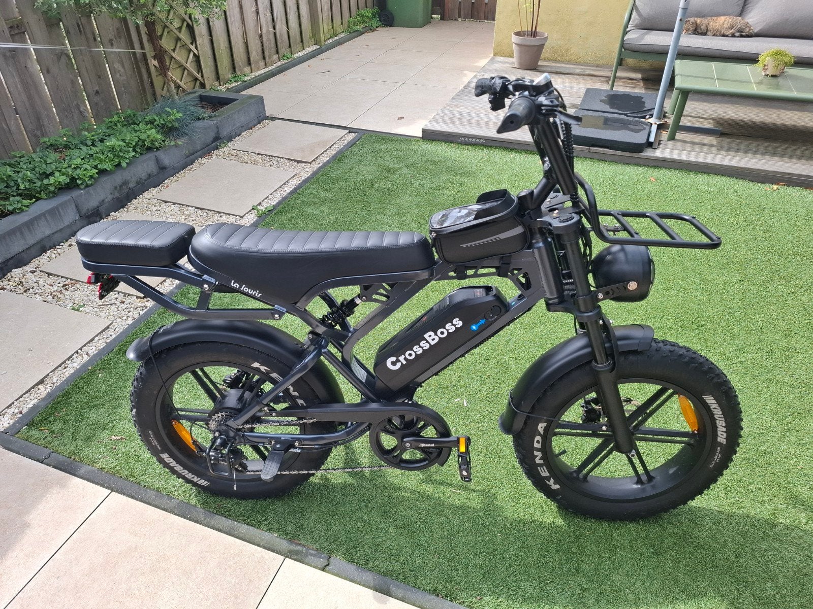 CrossBoss V20 Pro E-bike - Zo goed als nieuw, Fietsen en Brommers, Elektrische fietsen, Zo goed als nieuw, 50 km per accu of meer