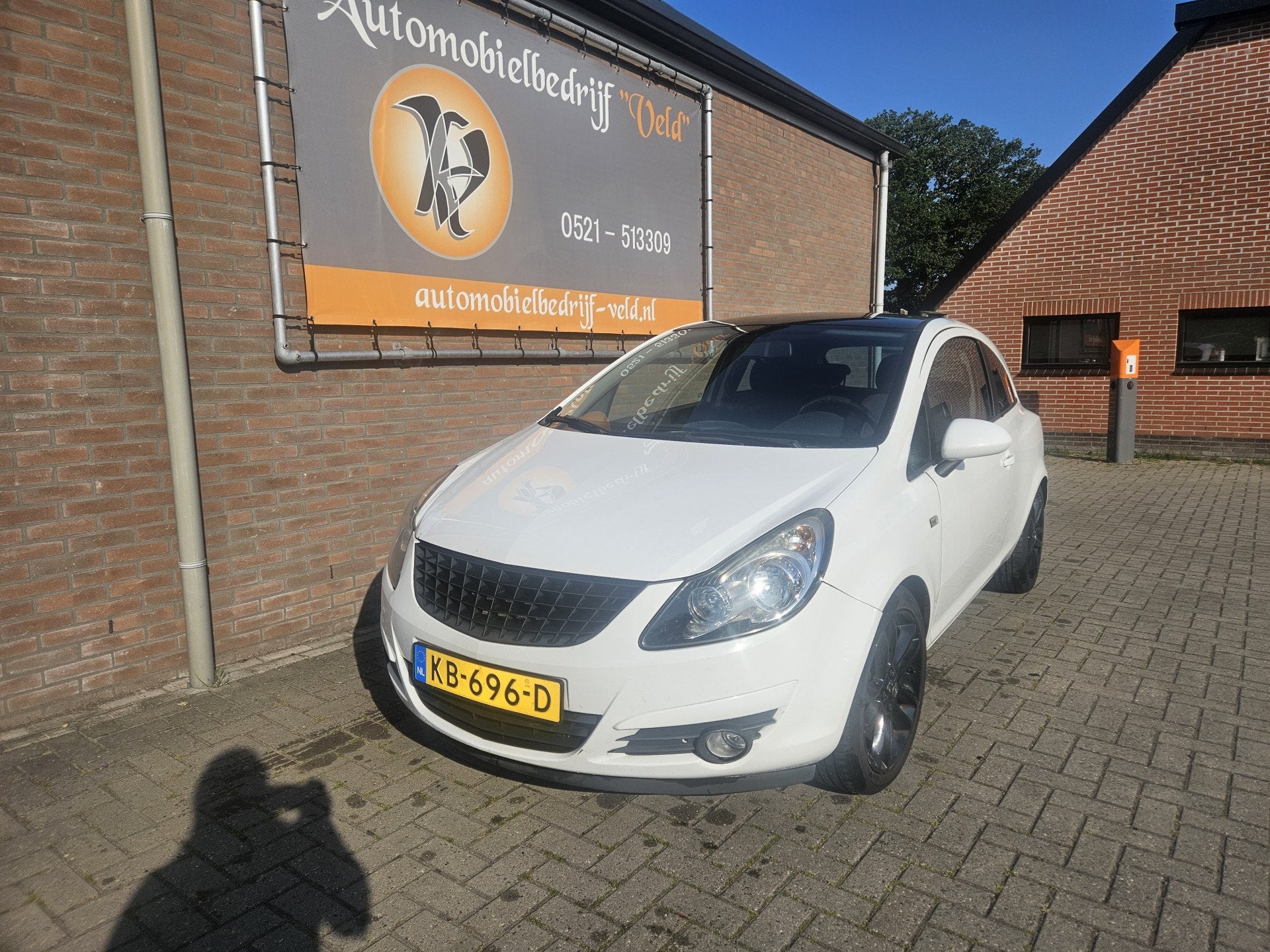 Opel Corsa 1.4-16V (bj 2010), Auto's, Voorwielaandrijving, Stof, 4 cilinders, Wit
