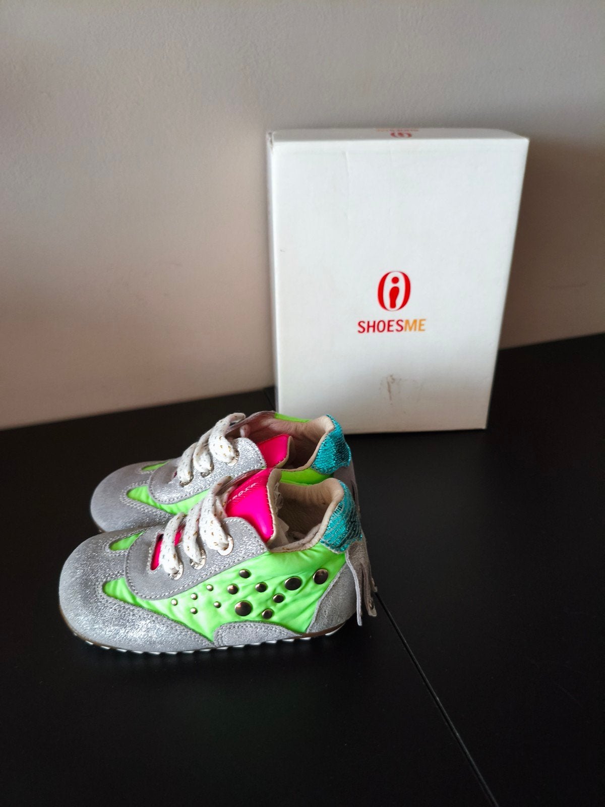 Shoesme Eerste Loopschoentjes Maat 20 - Neon & Glitter, Meisje, Schoenen, Nieuw, Ophalen of Verzenden