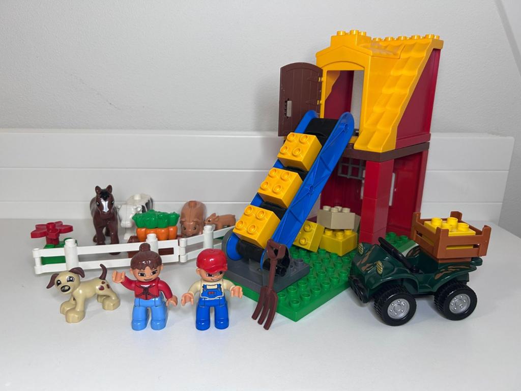 LEGO Duplo Boerderij - Set 4975 - (bijna) compleet, Gebruikt, Overige thema's, Compleet, Ophalen of Verzenden