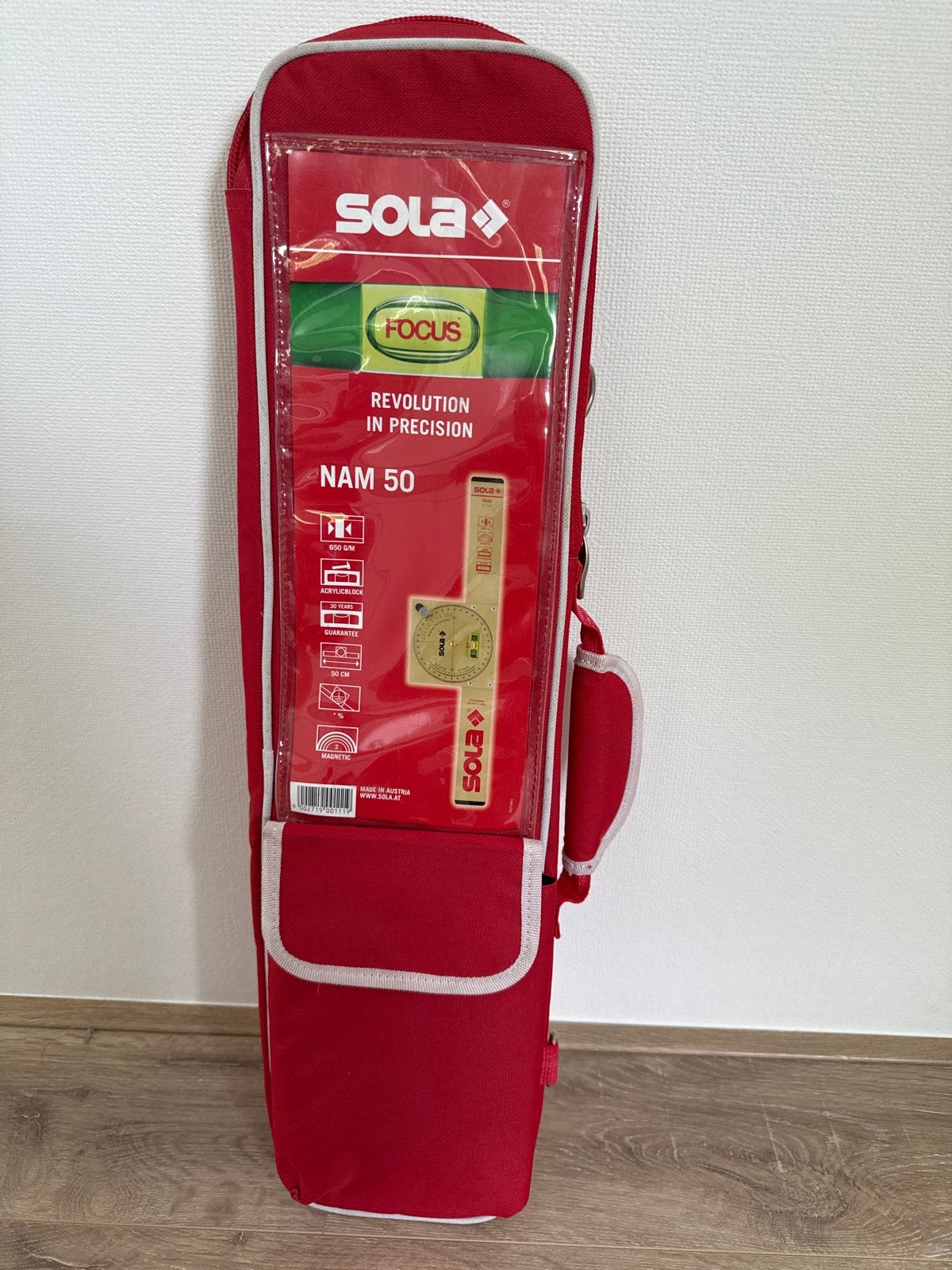 Sola NAM 50 hellingmeter met waterpas en hoekmeter, Ophalen of Verzenden, Nieuw, Overige meters