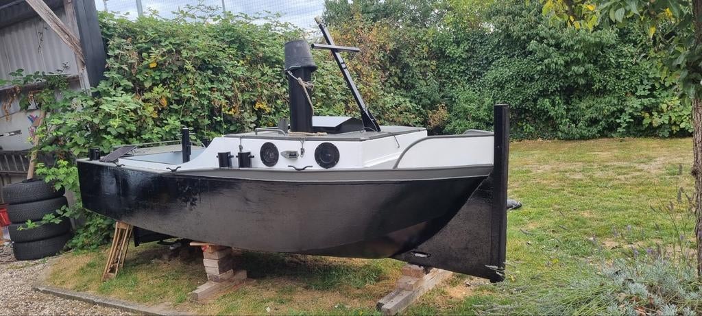 Sleepboot  duwboot  inruil minigraver is mogelijk, Ophalen, Staal, Diesel, 30 tot 50 pk