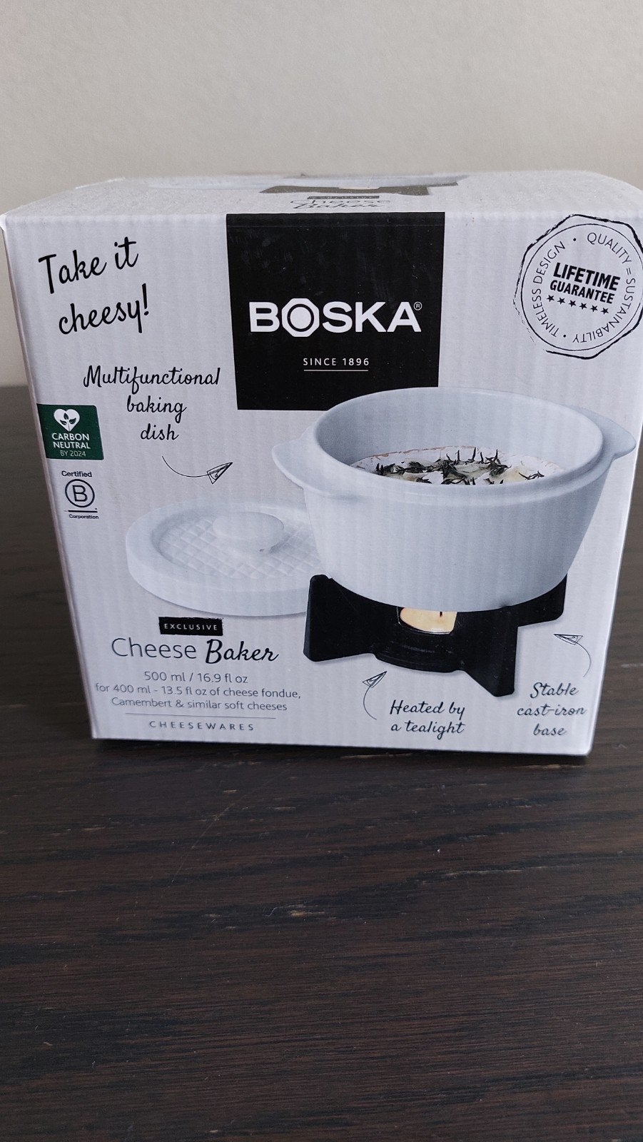Boska Cheese Baker - Multifunctionele Kaasfondue Set, Ophalen, Overige typen, Nieuw, Steen/keramiek