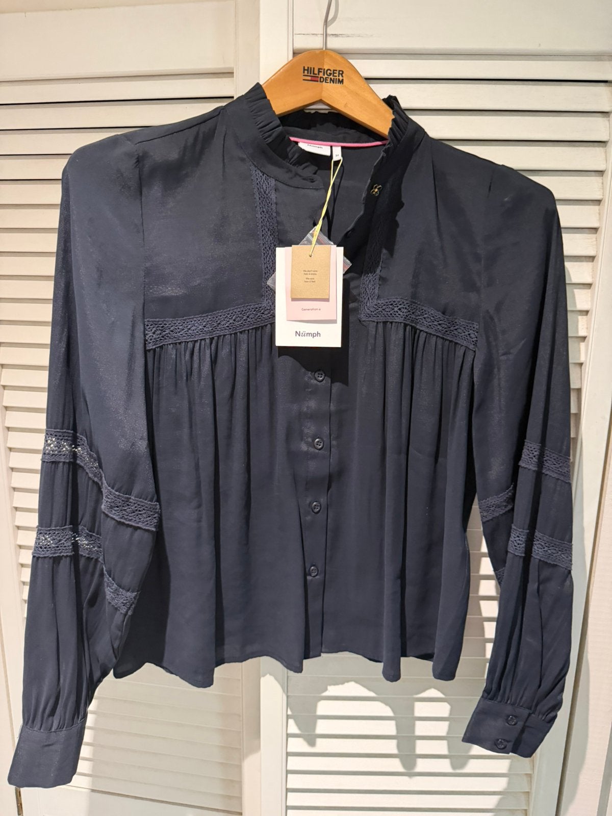 Nieuwe Numph Nurika blouse S, Verzenden, Nieuw, Maat 36 (S), Zwart
