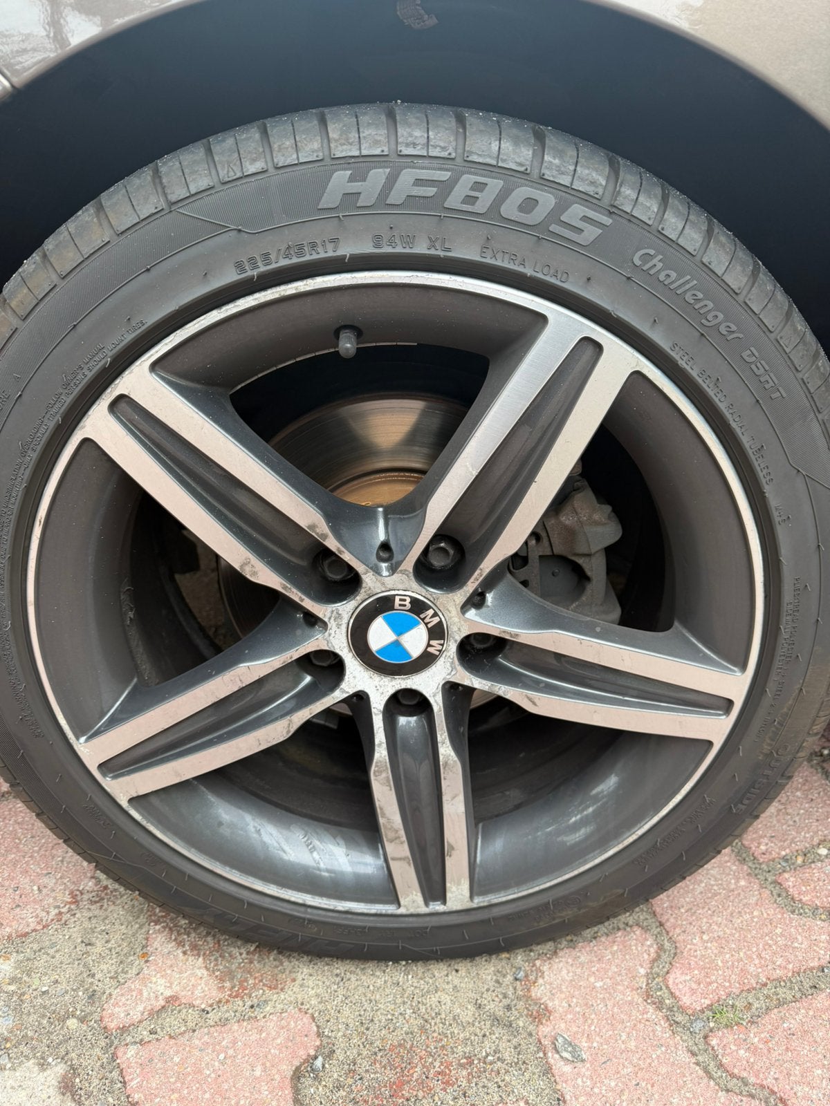 Velgen inclusief band bmw 5x120, Ophalen, Gebruikt