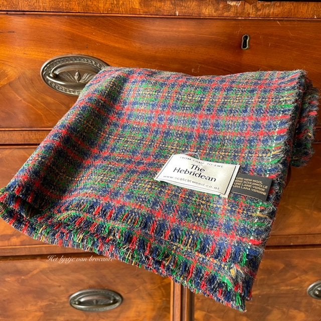 Schots tweed plaid The Herbridean Oliver, Westdijk 41 3241 GT Middelharnis, Info@lijstjevanbrocante.nl, Wol, Ophalen of Verzenden