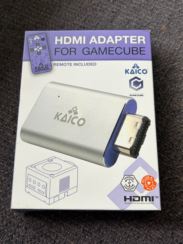 Nintendo Gamecube HDMI Adapter, Spelcomputers en Games, Games | Nintendo GameCube, Avontuur en Actie, 1 speler, Ophalen of Verzenden