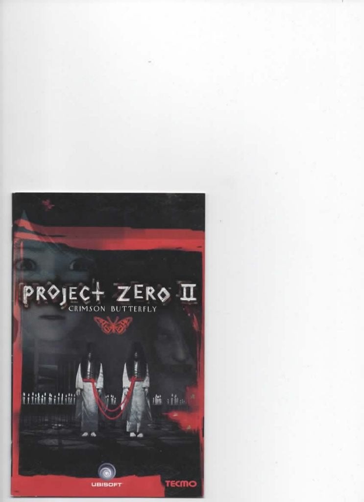 Project Zero 2 (ALLEEN HANDLEIDING!!!!!!), Overige genres, 1 speler, Ophalen of Verzenden, Zo goed als nieuw